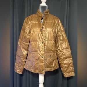 Eddie Bauer Women's copper Brown Puffer Jacket
